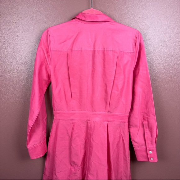 J. Crew Collection Wide leg jumpsuit in bright dahlia size 2 culottes - Picture 8 of 15